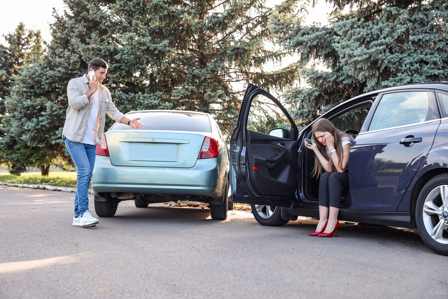 stressed drivers after car accident